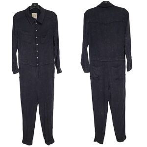 Chaser Washed Black Jumpsuit